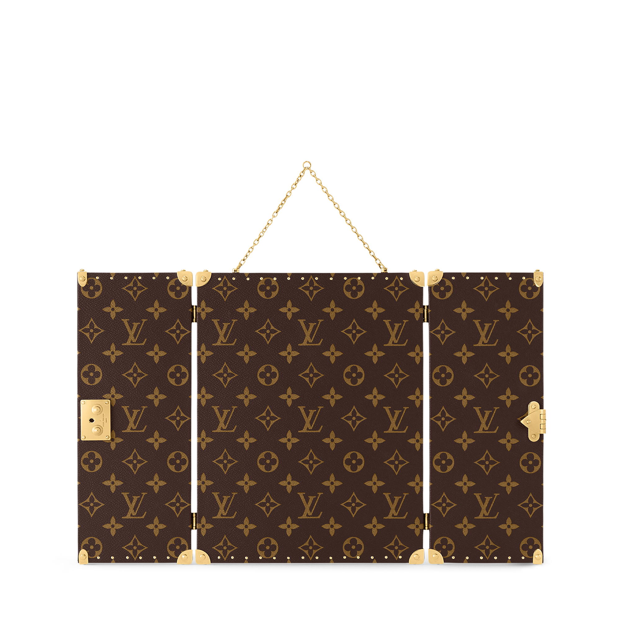 Home Mirror Trunk Monogram Canvas - Luxury Holiday - GI0554 Brown